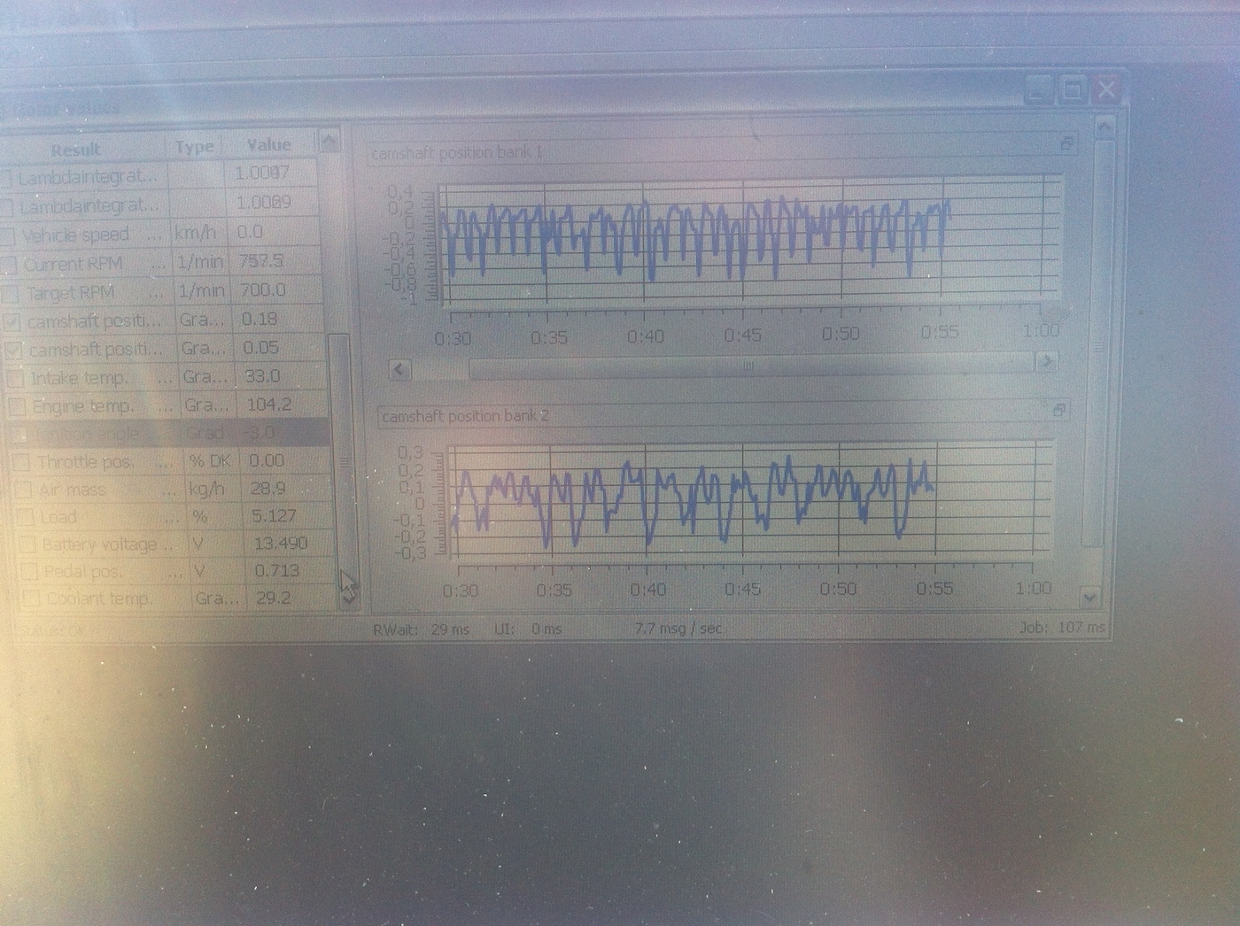 Inpa codes after timing chain guides replacement